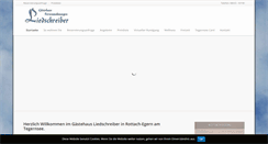 Desktop Screenshot of gaestehaus-liedschreiber.de